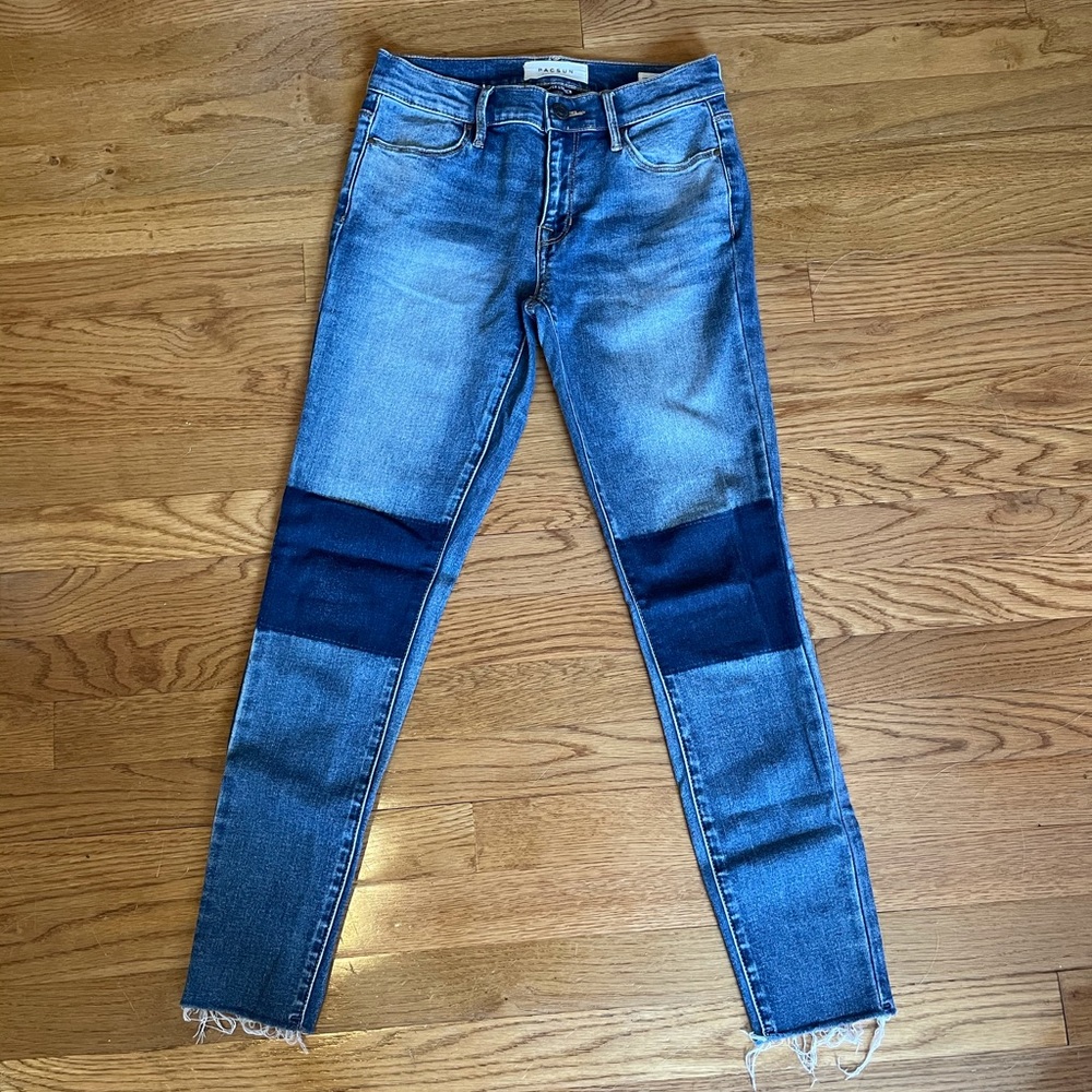 PacSun Knee Patch Ankle Jegging